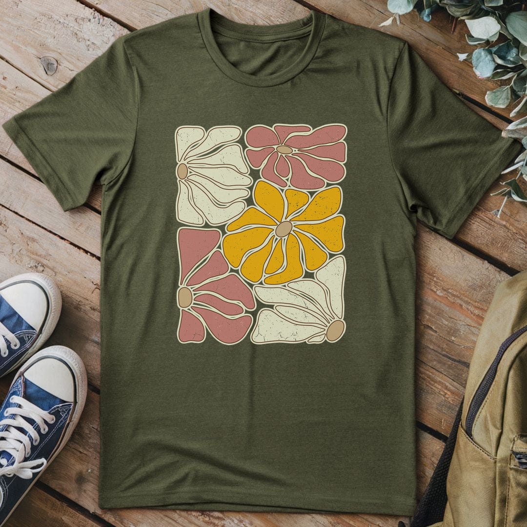 T-Shirt Military Green / S Petal Symphony