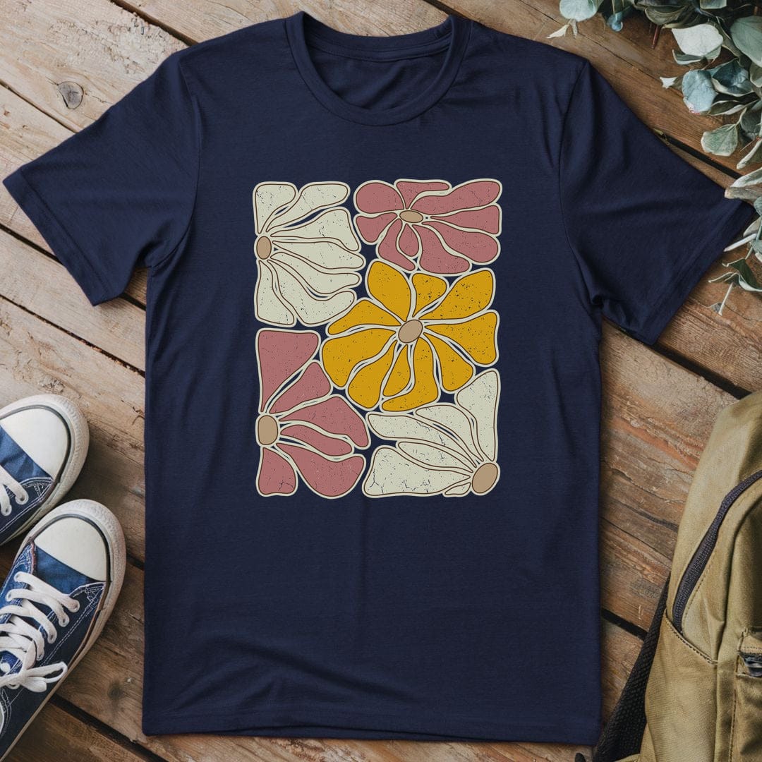 T-Shirt Navy / S Petal Symphony