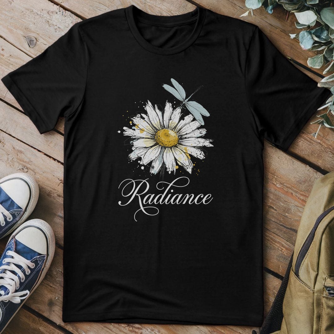 T-Shirt Black / S Petal Serenity Dragonfly