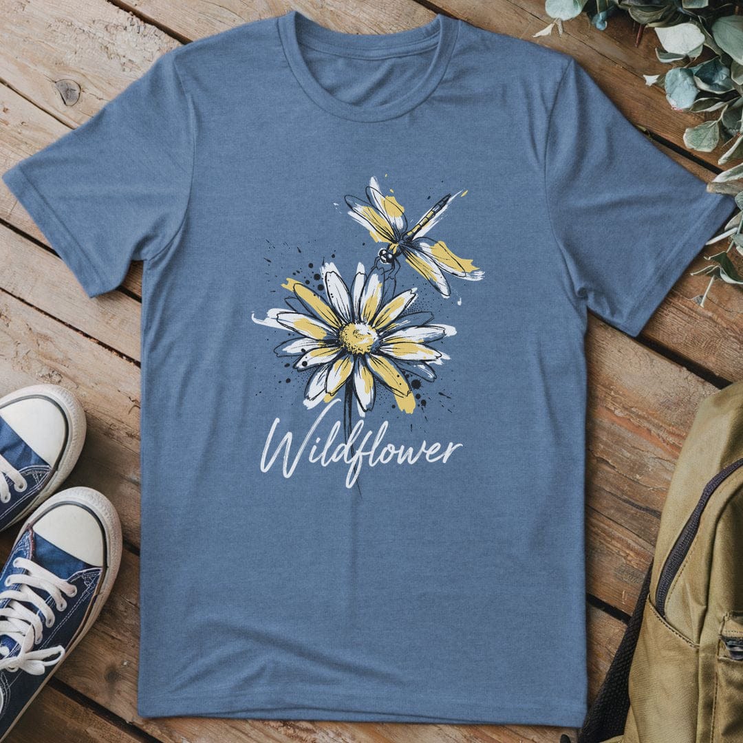 T-Shirt Heather Indigo / S Petal Whispers