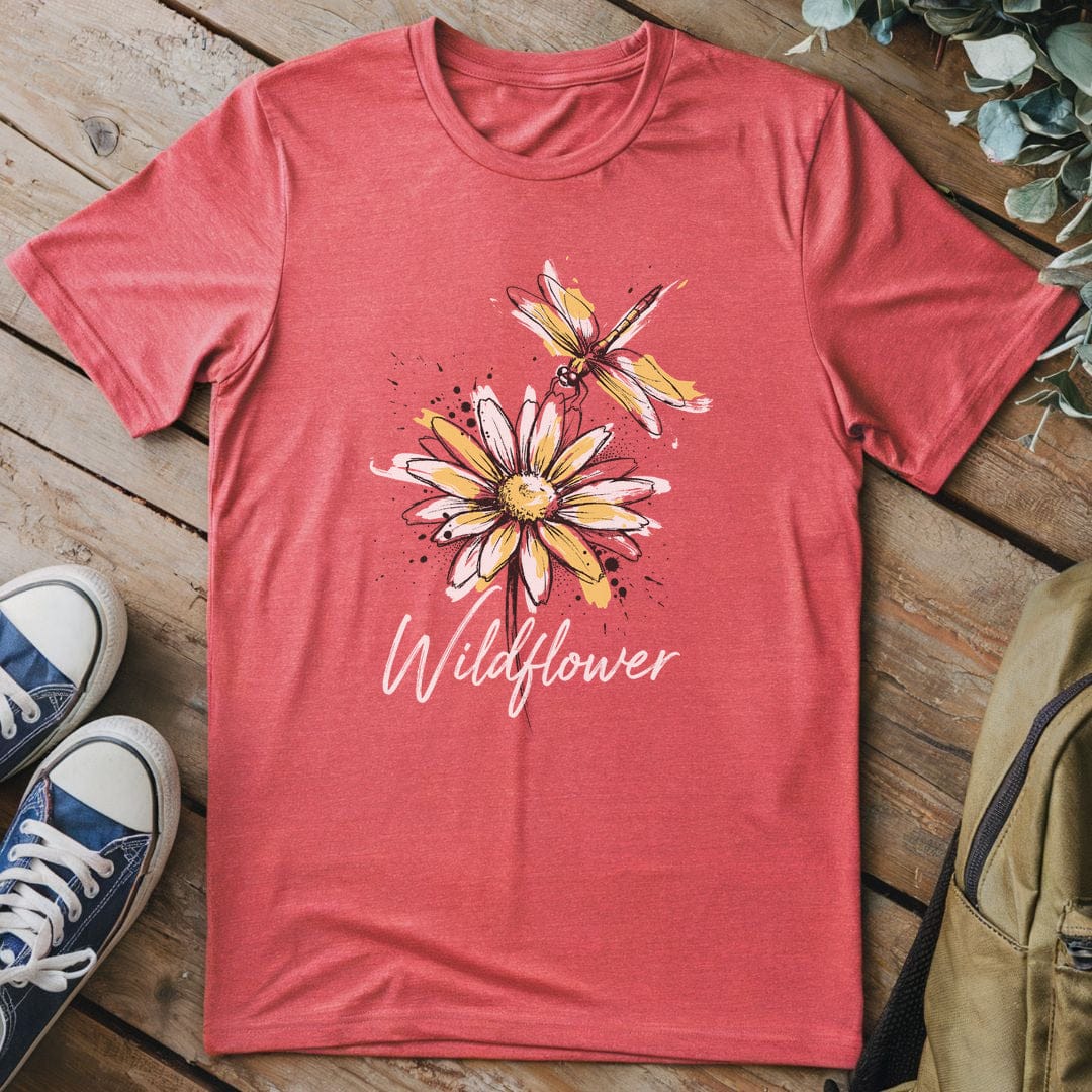 T-Shirt Heather Red / S Petal Whispers