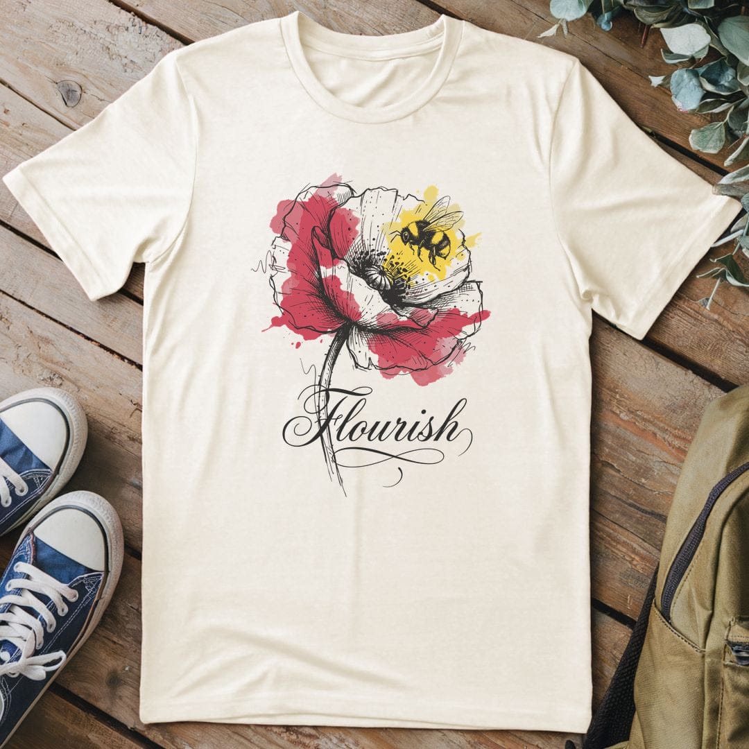 T-Shirt Natural / S Poppy Buzz