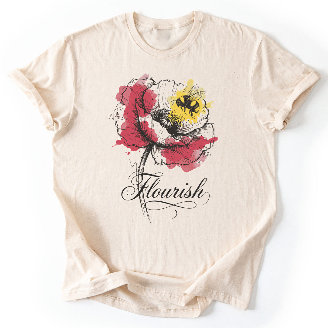 T-Shirt Natural / S Poppy Buzz