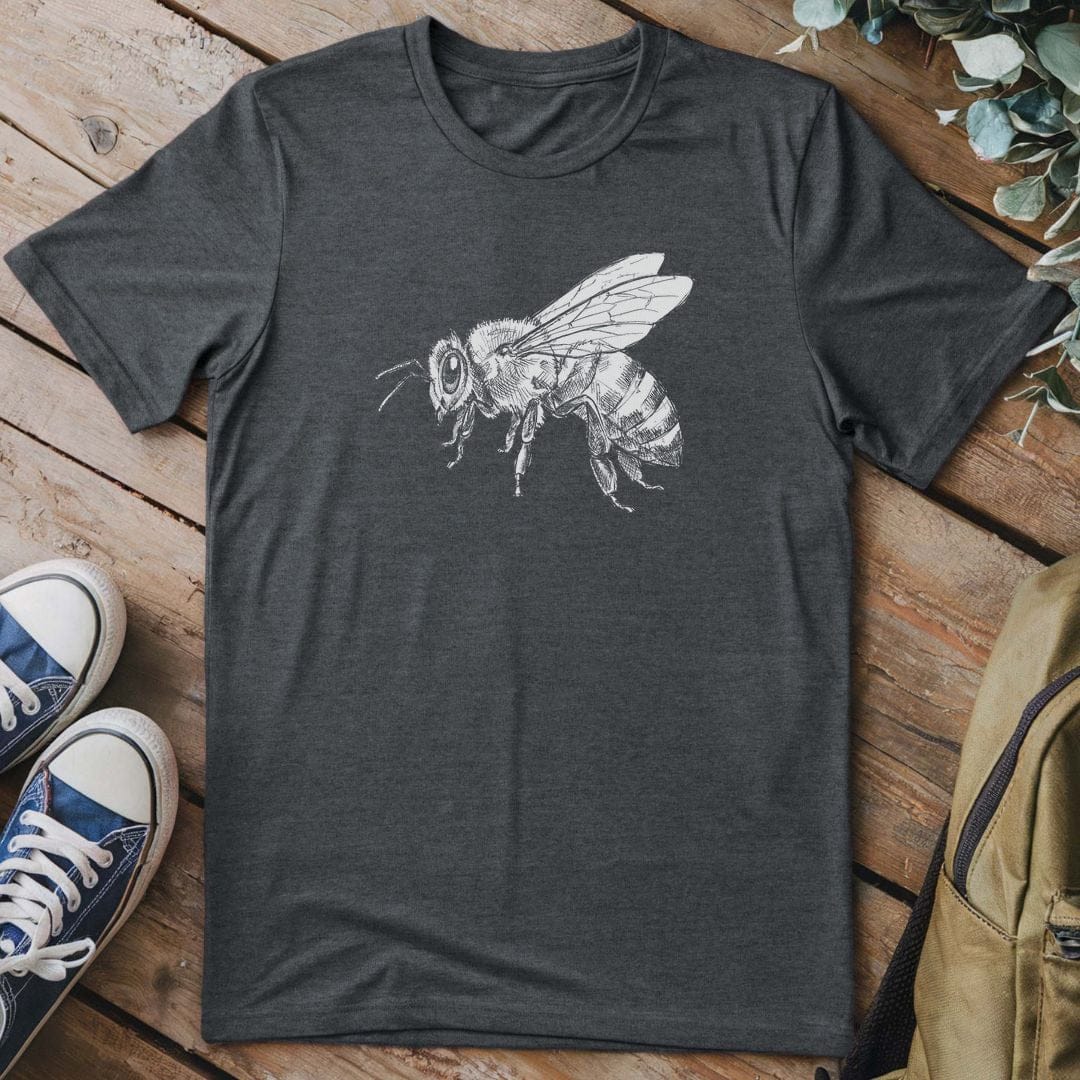 T-Shirt Dark Heather / S Honeyed Wings