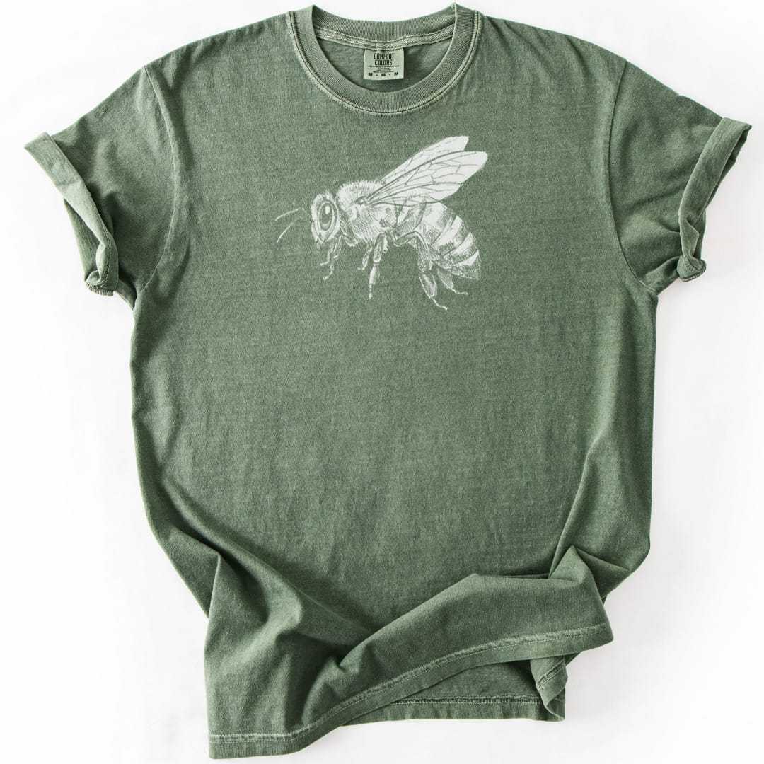 T-Shirt Moss / S Honeyed Wings Premium