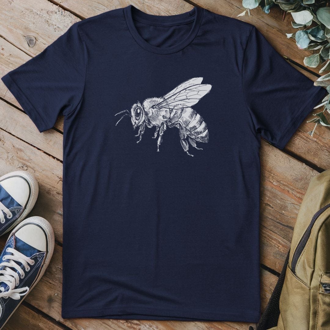 T-Shirt Navy / S Honeyed Wings