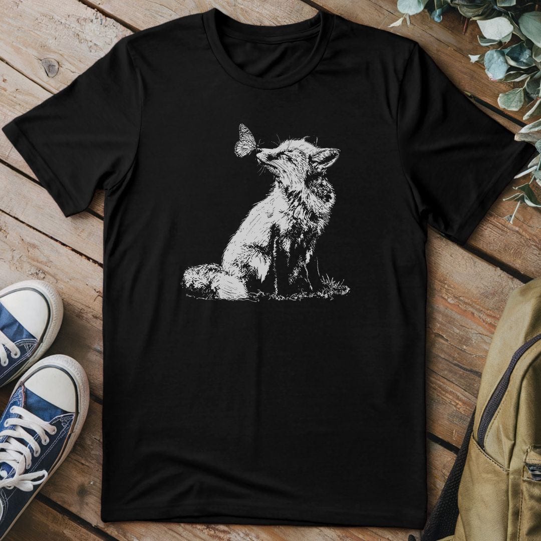 T-Shirt Black / S Butterfly Whispers