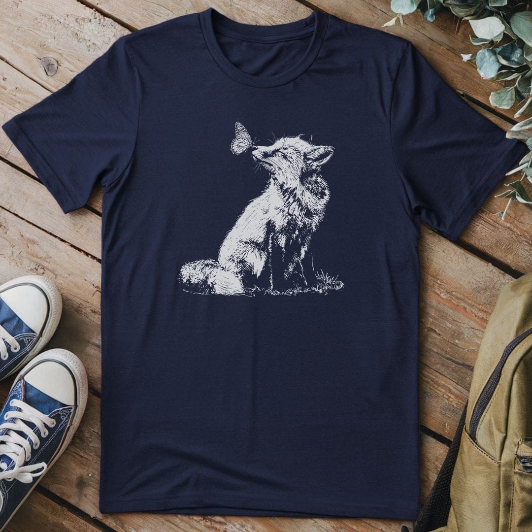 T-Shirt Navy / S Butterfly Whispers