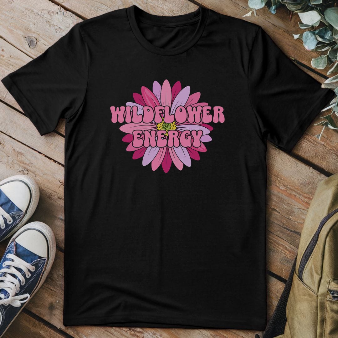T-Shirt Black / S Petal Power Vibes