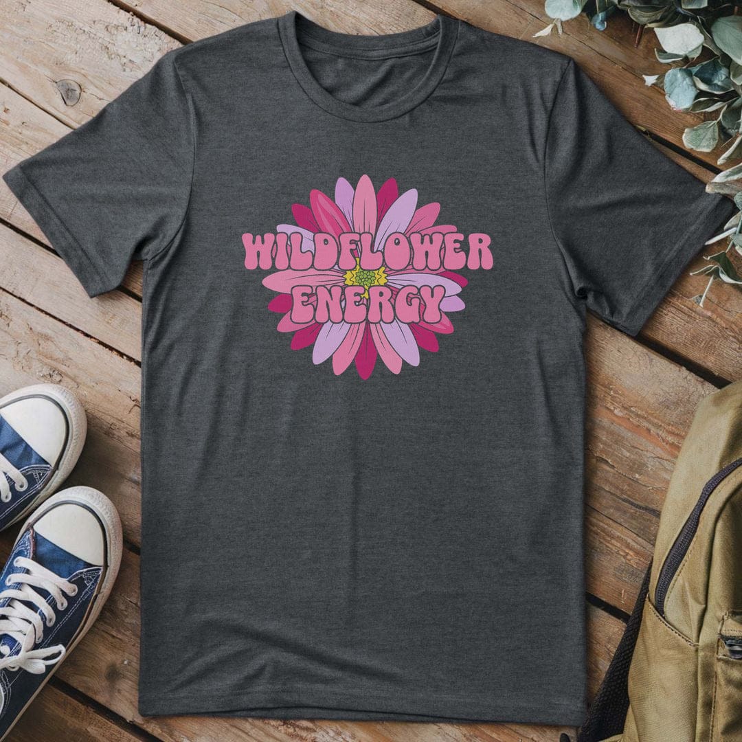 T-Shirt Dark Heather / S Petal Power Vibes