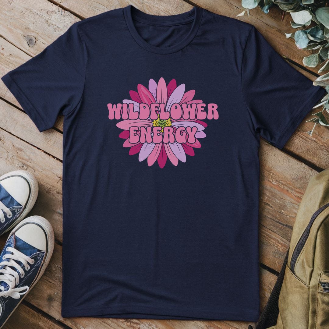 T-Shirt Navy / S Petal Power Vibes
