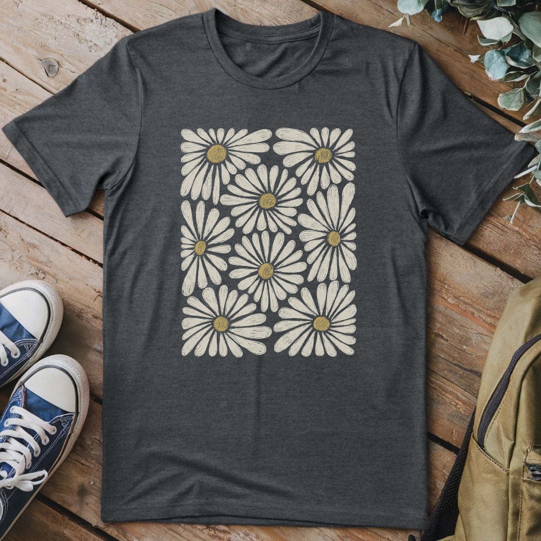 T-Shirt Dark Heather / S Daisy Dreamscape