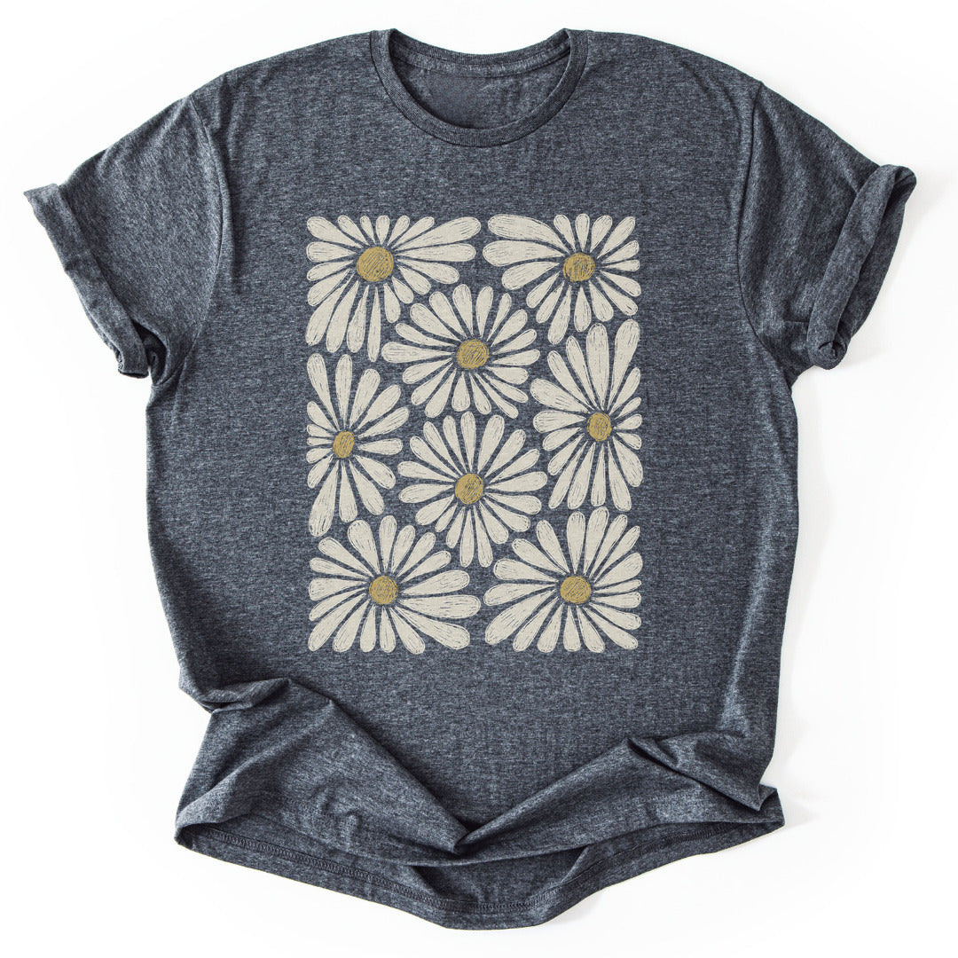 T-Shirt Dark Heather / S Daisy Dreamscape