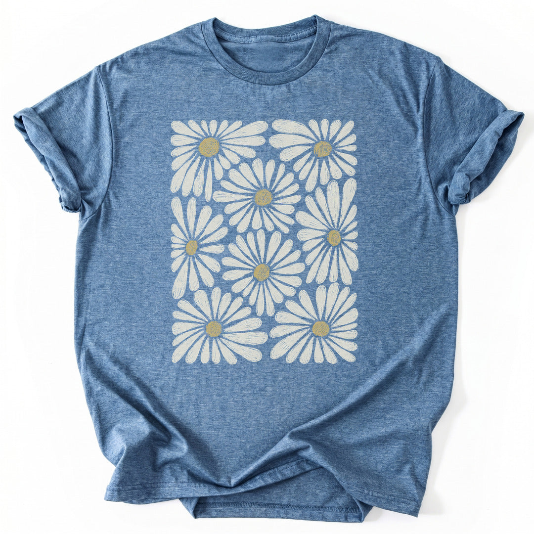 T-Shirt Heather Indigo / S Daisy Dreamscape