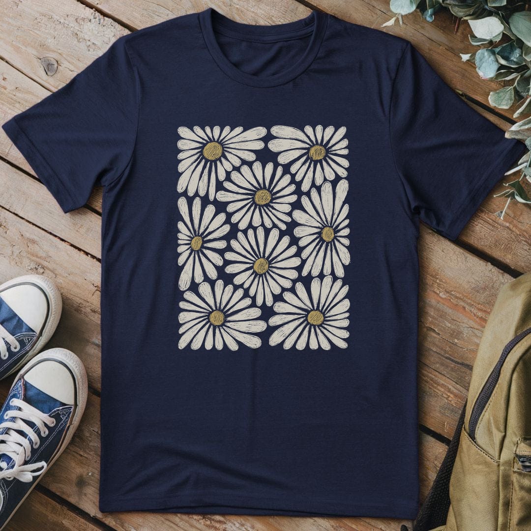T-Shirt Navy / S Daisy Dreamscape