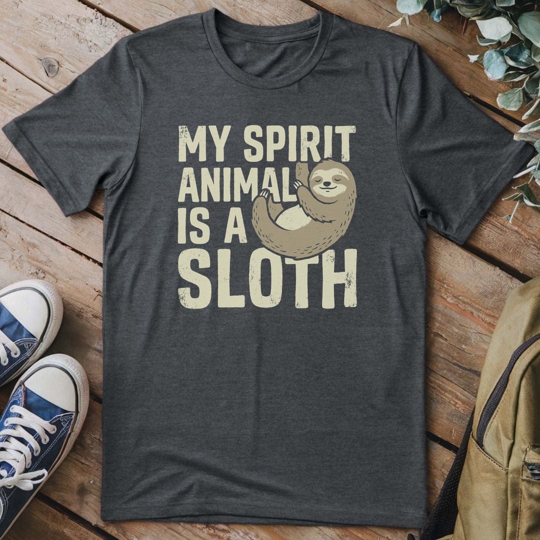T-Shirt Dark Heather / S Lazy Spirit Charm