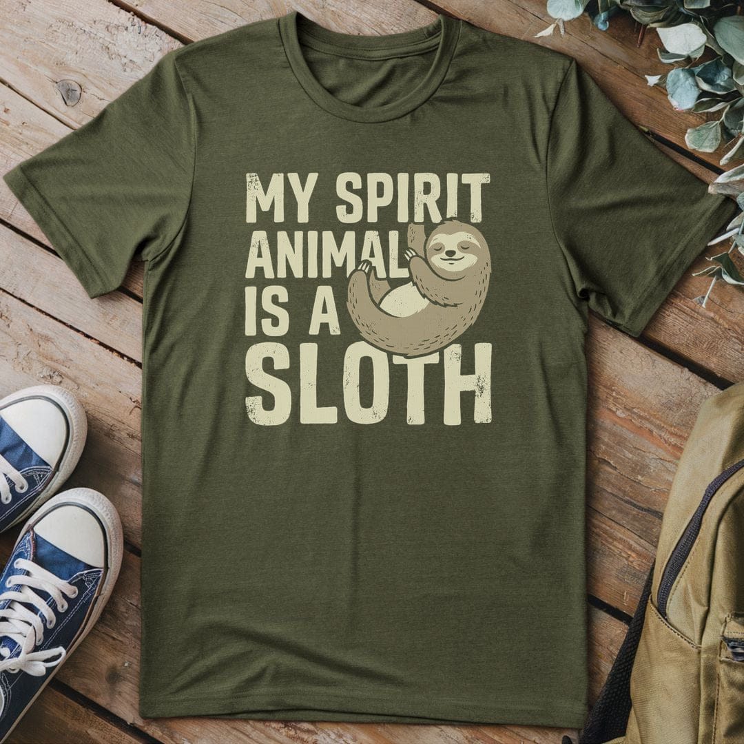 T-Shirt Military Green / S Lazy Spirit Charm