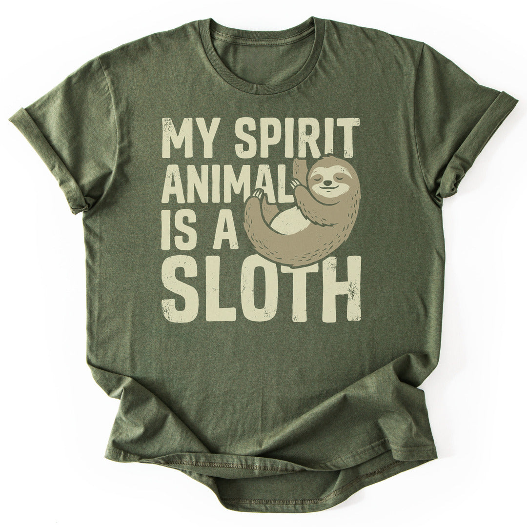 T-Shirt Military Green / S Lazy Spirit Charm