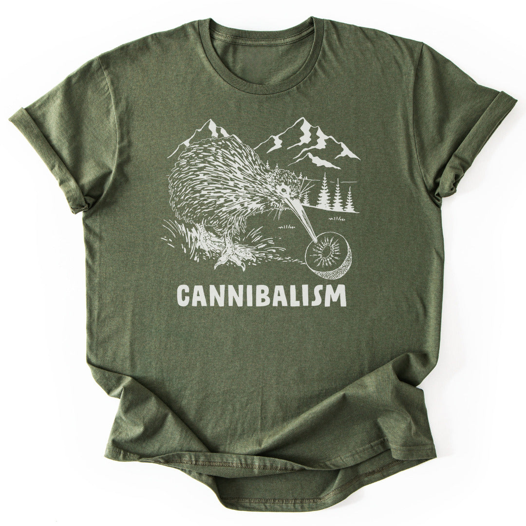 T-Shirt Military Green / S Kiwi Snack Attack