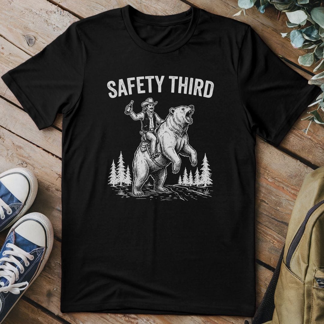 T-Shirt Black / S Bear Rodeo Maverick