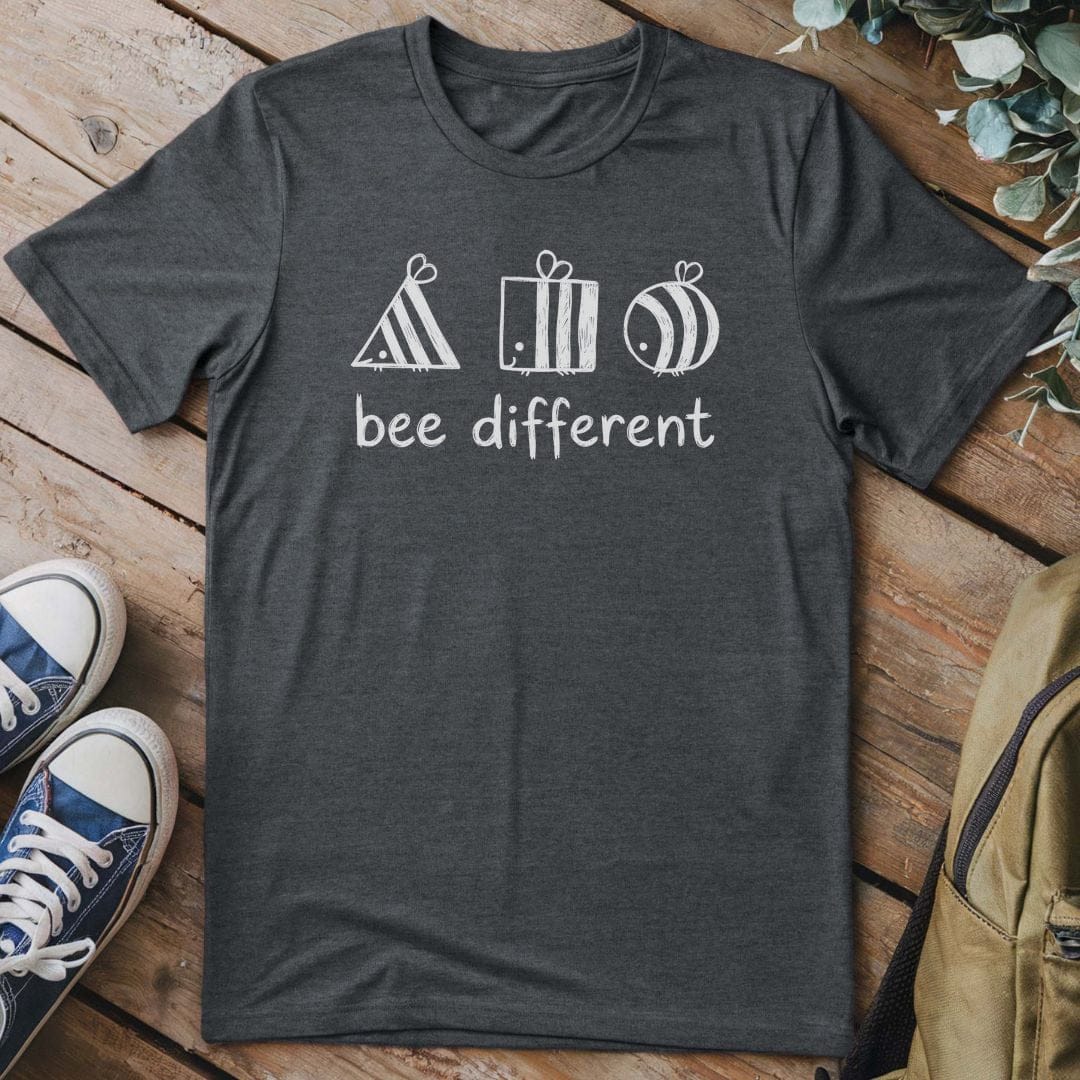 T-Shirt Dark Heather / S Bee Uniquely You