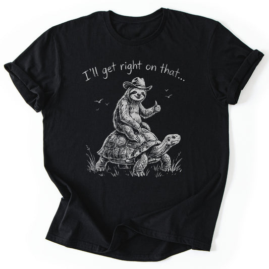T-Shirt Black / S Cowboy Chill Ride