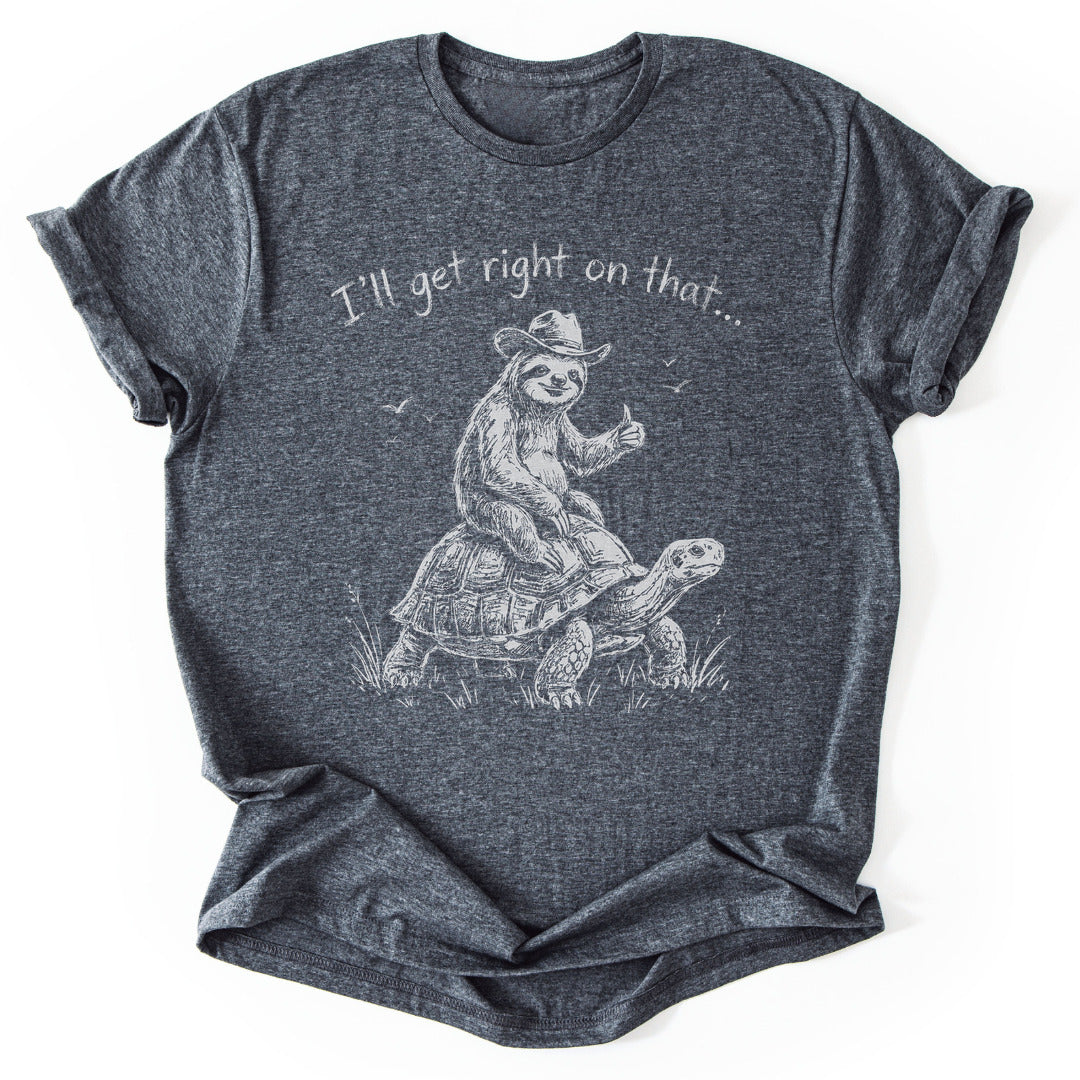 T-Shirt Dark Heather / S Cowboy Chill Ride
