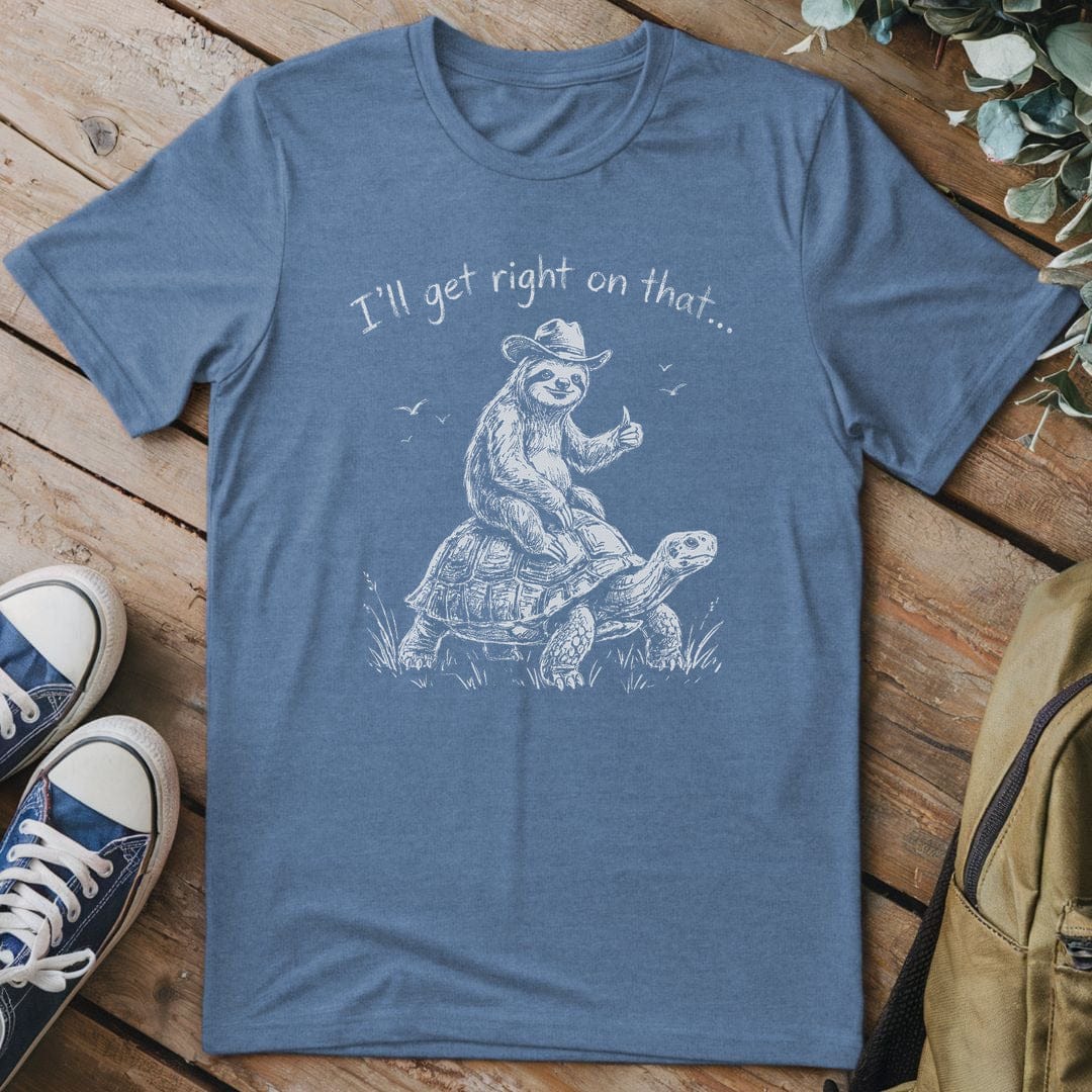 T-Shirt Heather Indigo / S Cowboy Chill Ride