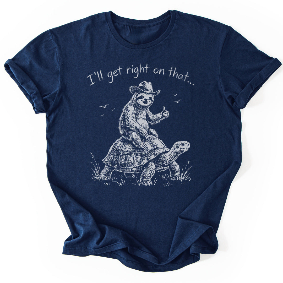 T-Shirt Navy / S Cowboy Chill Ride