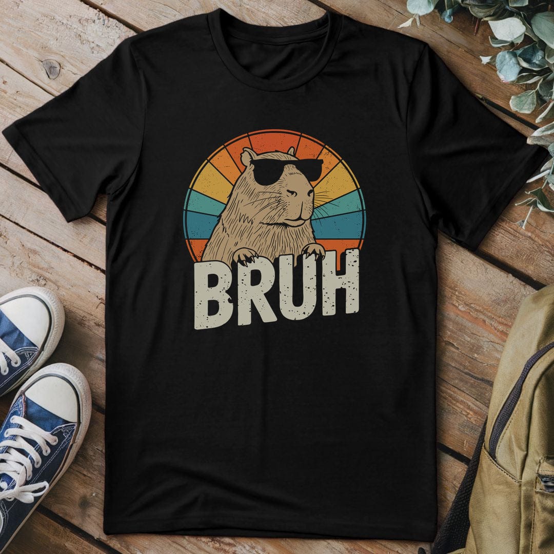 T-Shirt Black / S Chill Capy Vibes