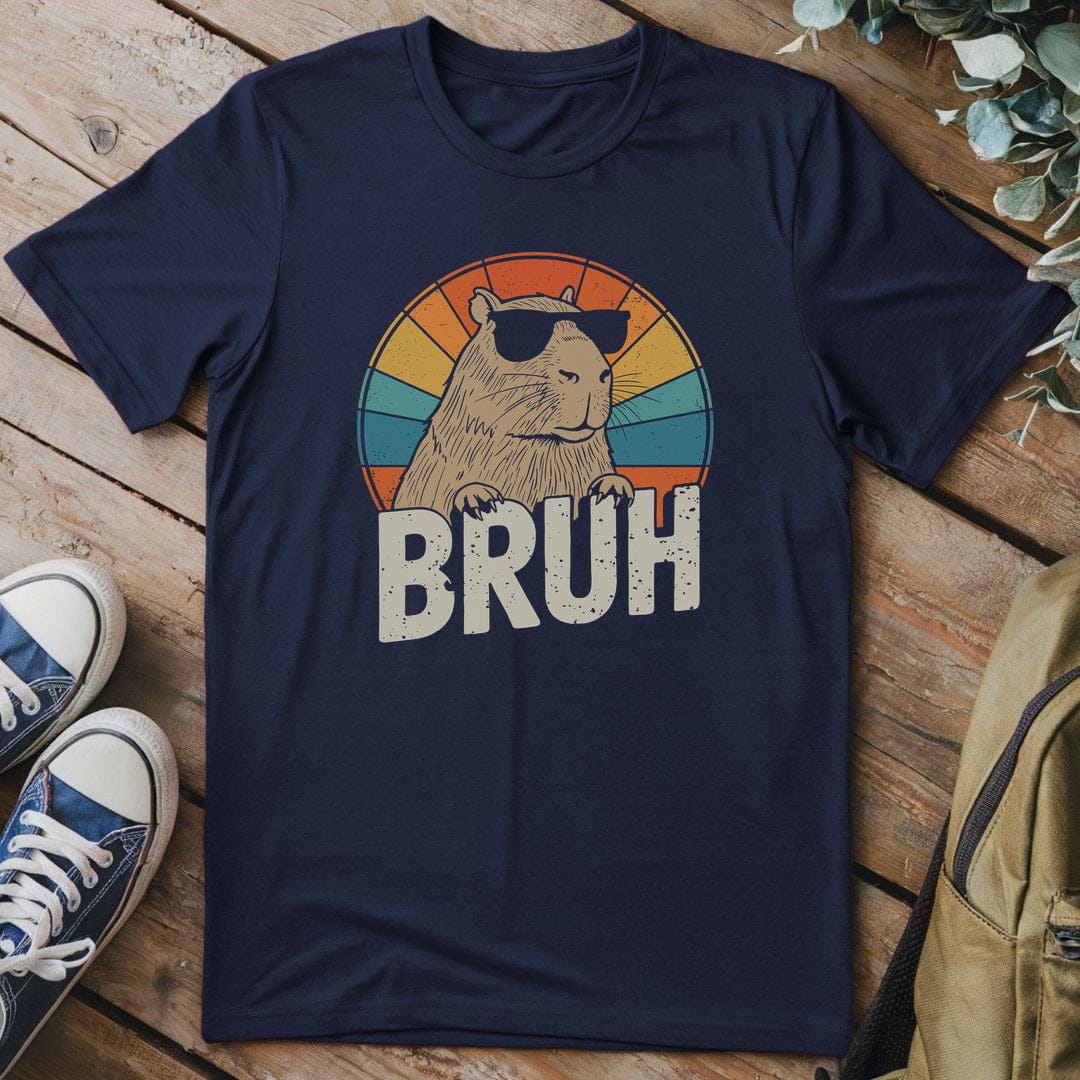 T-Shirt Navy / S Chill Capy Vibes