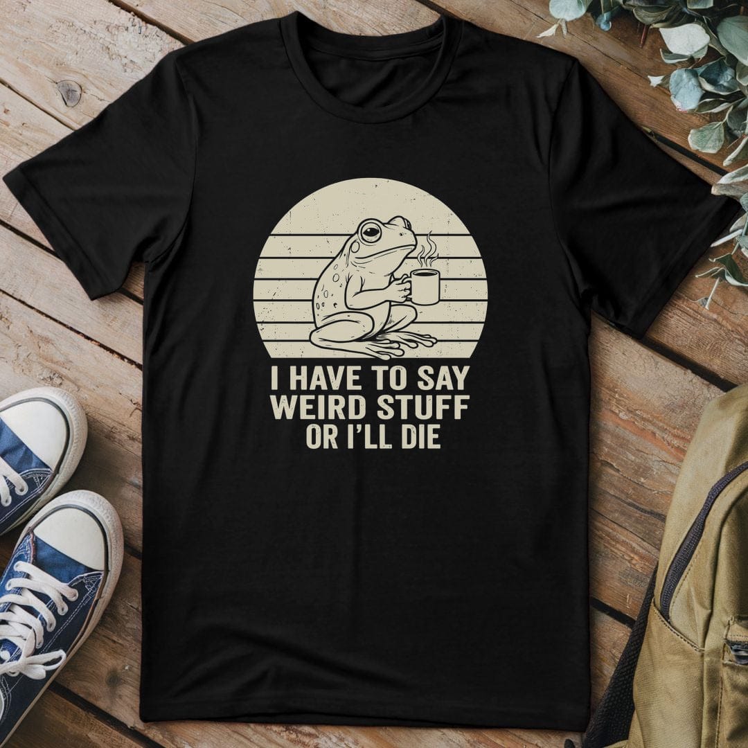 T-Shirt Black / S Coffee Frog Quirk