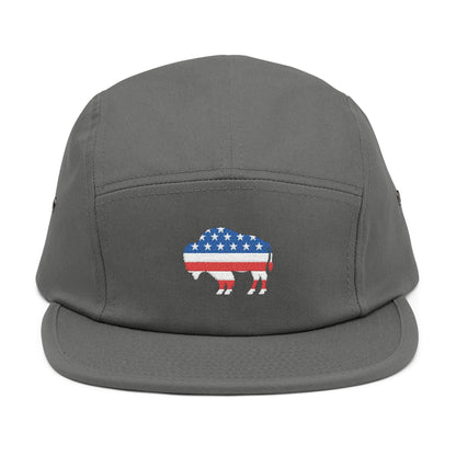 Hats 5 Panel Cap - Bison