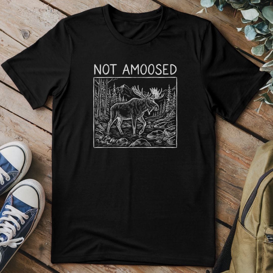 T-Shirt Black / S Moose Mood