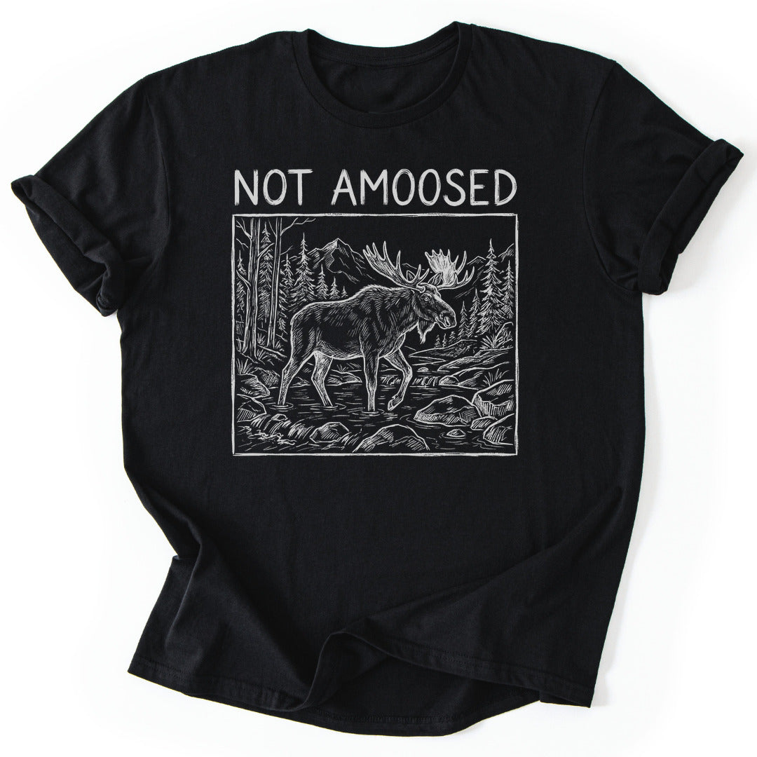 T-Shirt Black / S Moose Mood