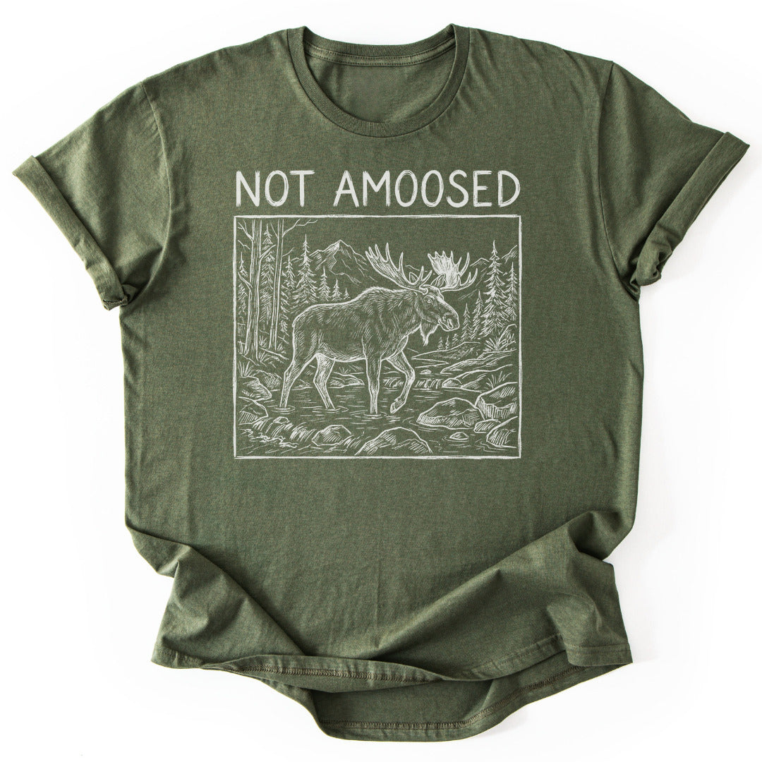 T-Shirt Military Green / S Moose Mood