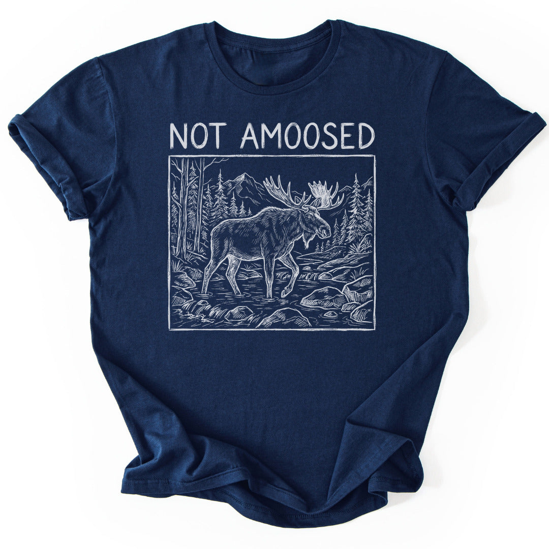 T-Shirt Navy / S Moose Mood