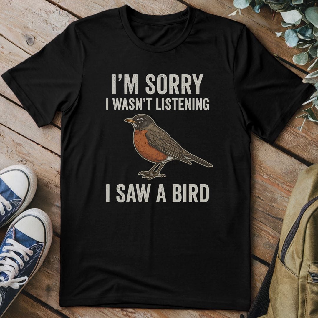 T-Shirt Black / S Birdwatcher Distraction