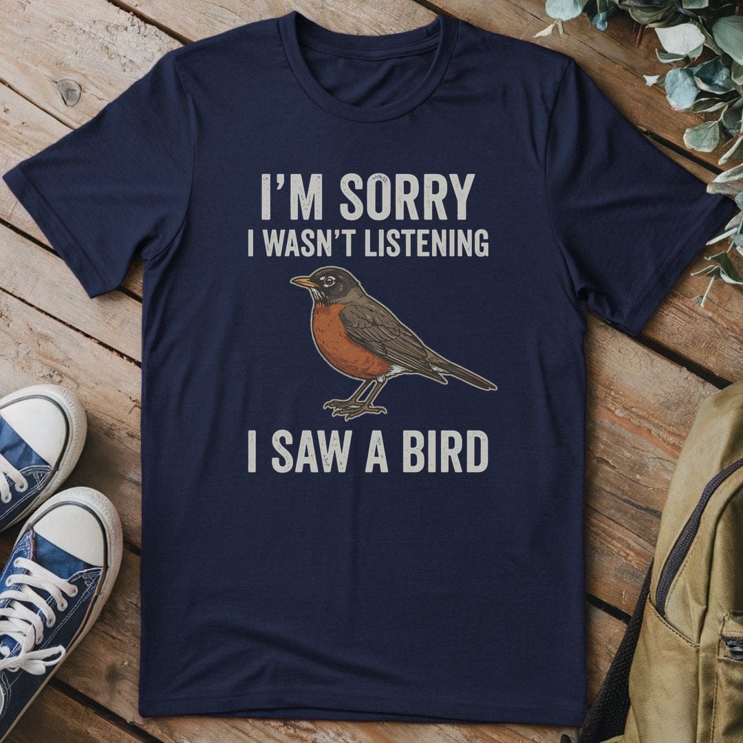 T-Shirt Navy / S Birdwatcher Distraction