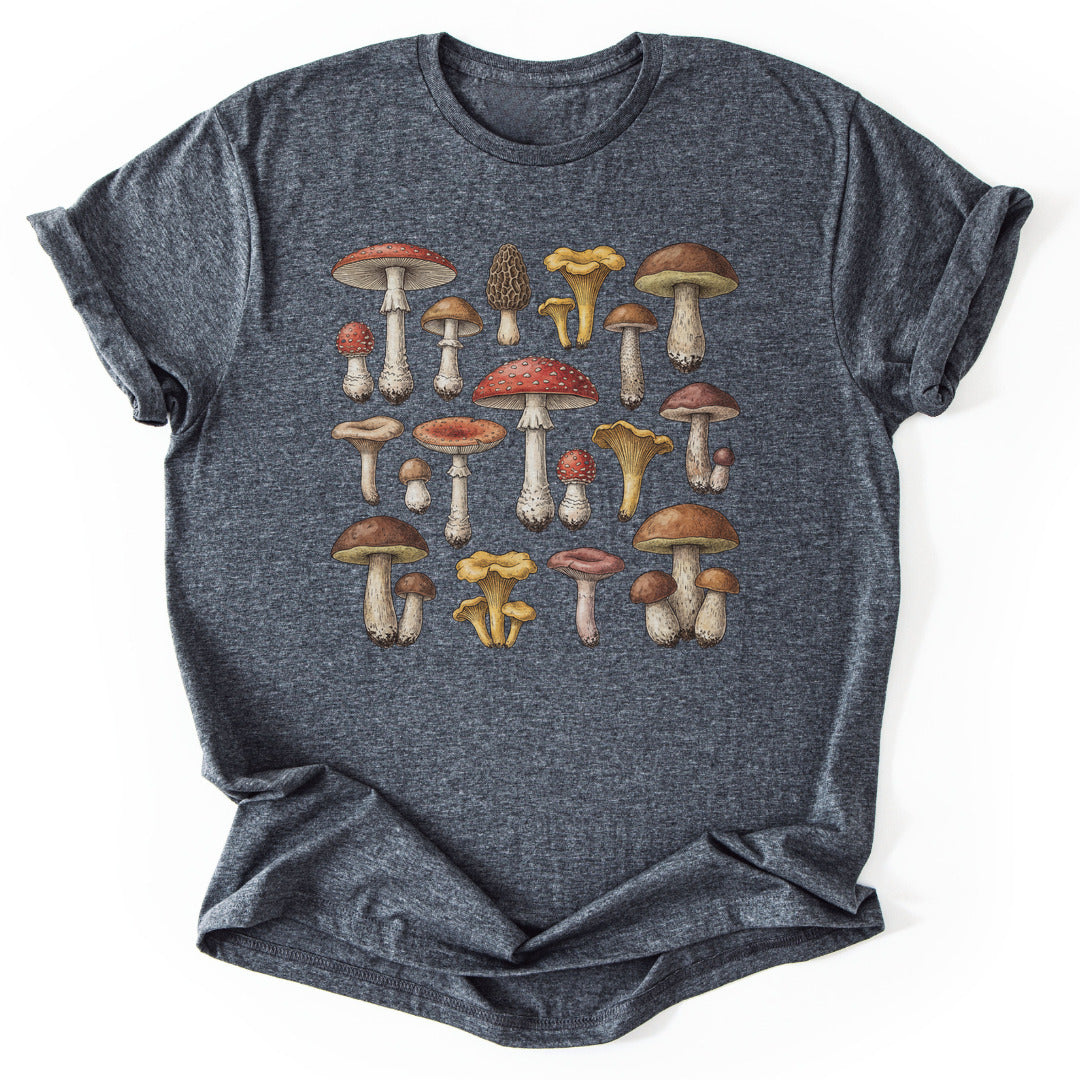 T-Shirt Dark Heather / S Spores of Consciousness