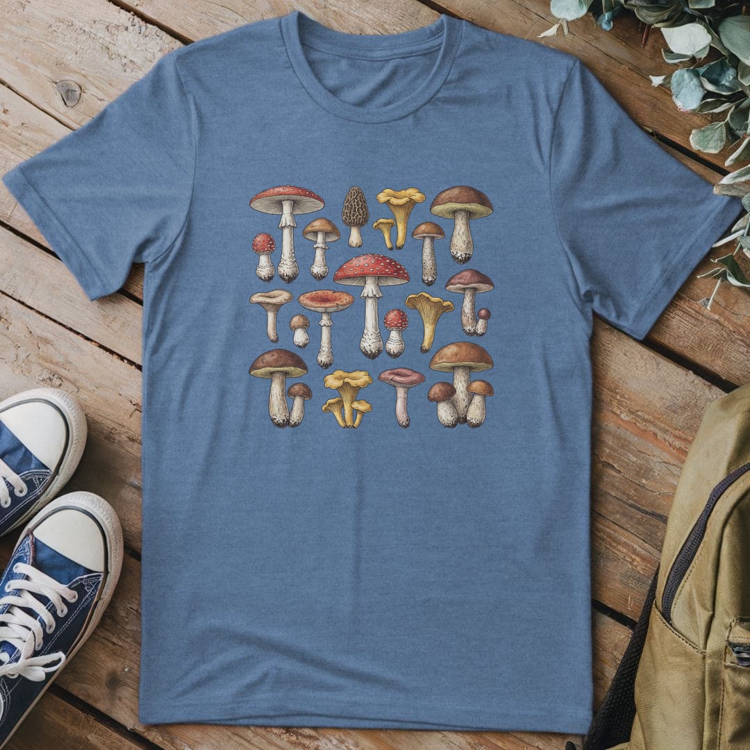 T-Shirt Heather Indigo / S Spores of Consciousness
