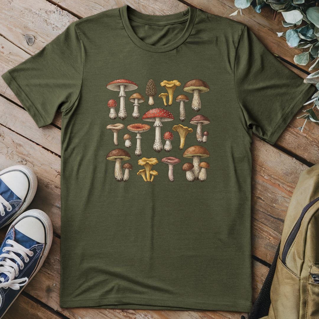 T-Shirt Military Green / S Spores of Consciousness