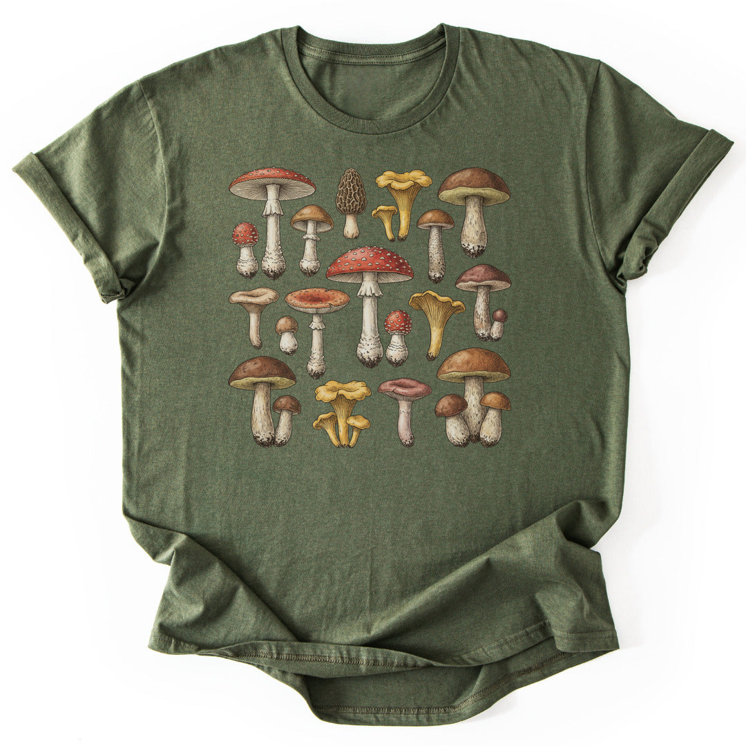 T-Shirt Military Green / S Spores of Consciousness