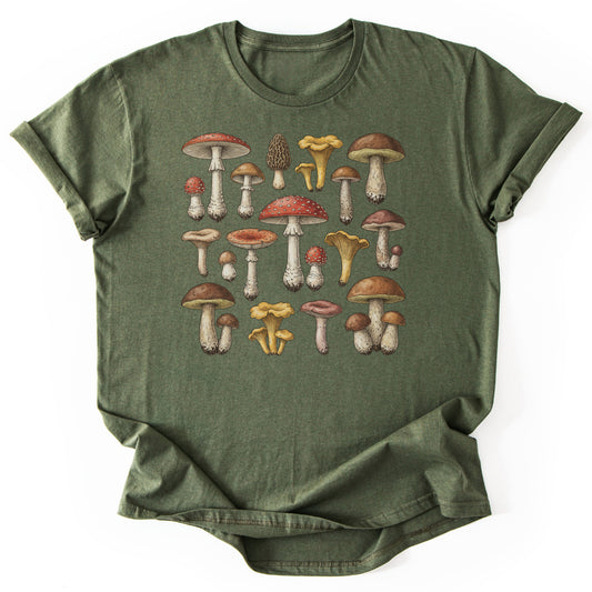 T-Shirt Military Green / S Spores of Consciousness