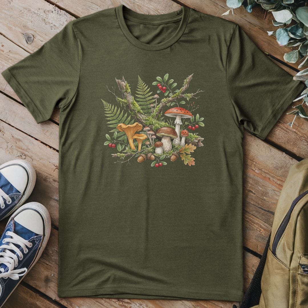 T-Shirt Military Green / S Secrets of the Undergrowth