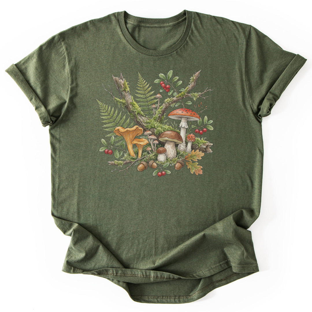 T-Shirt Military Green / S Secrets of the Undergrowth