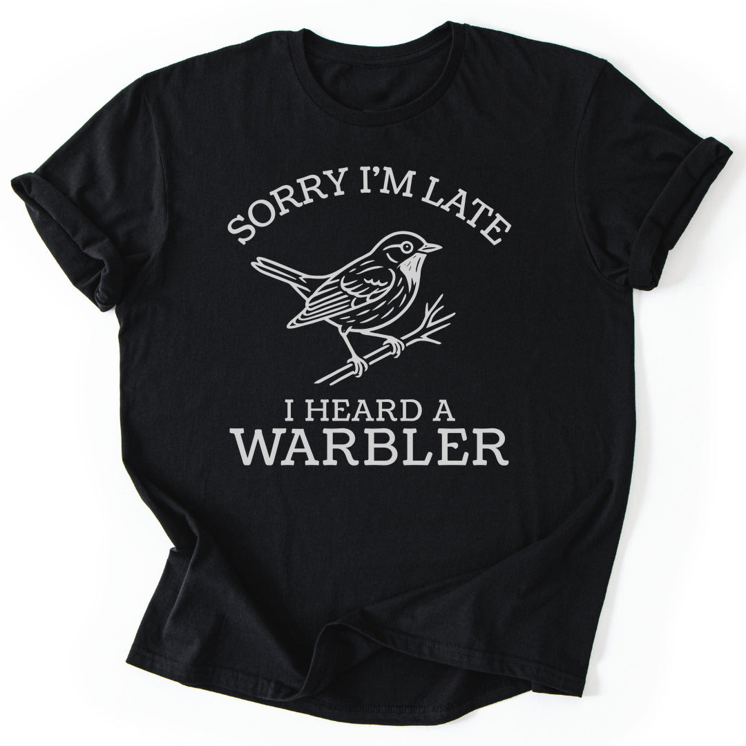 T-Shirt Black / S I Heard A Warbler