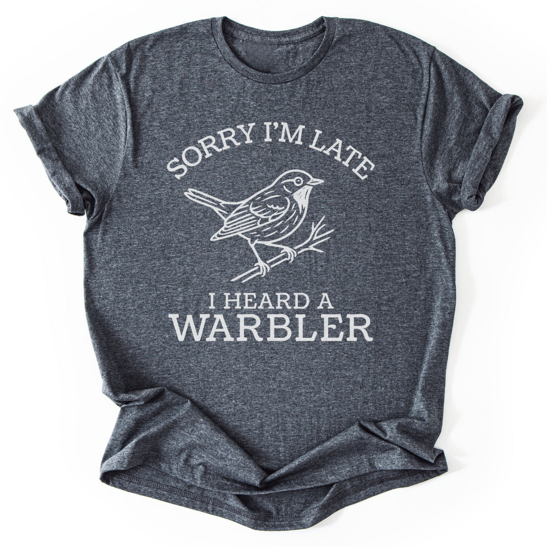T-Shirt Dark Heather / S I Heard A Warbler