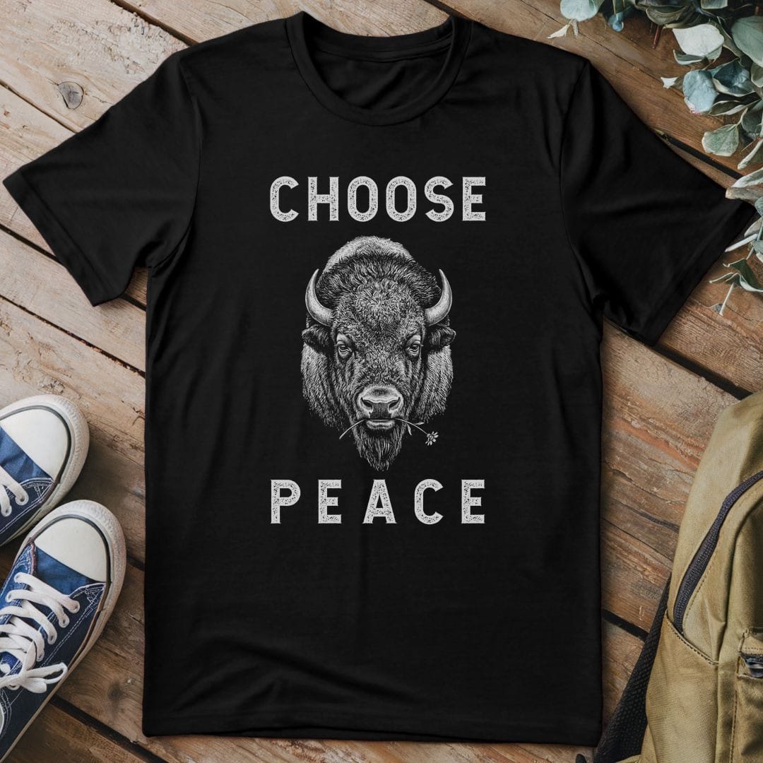 T-Shirt Black / S Choose Peace