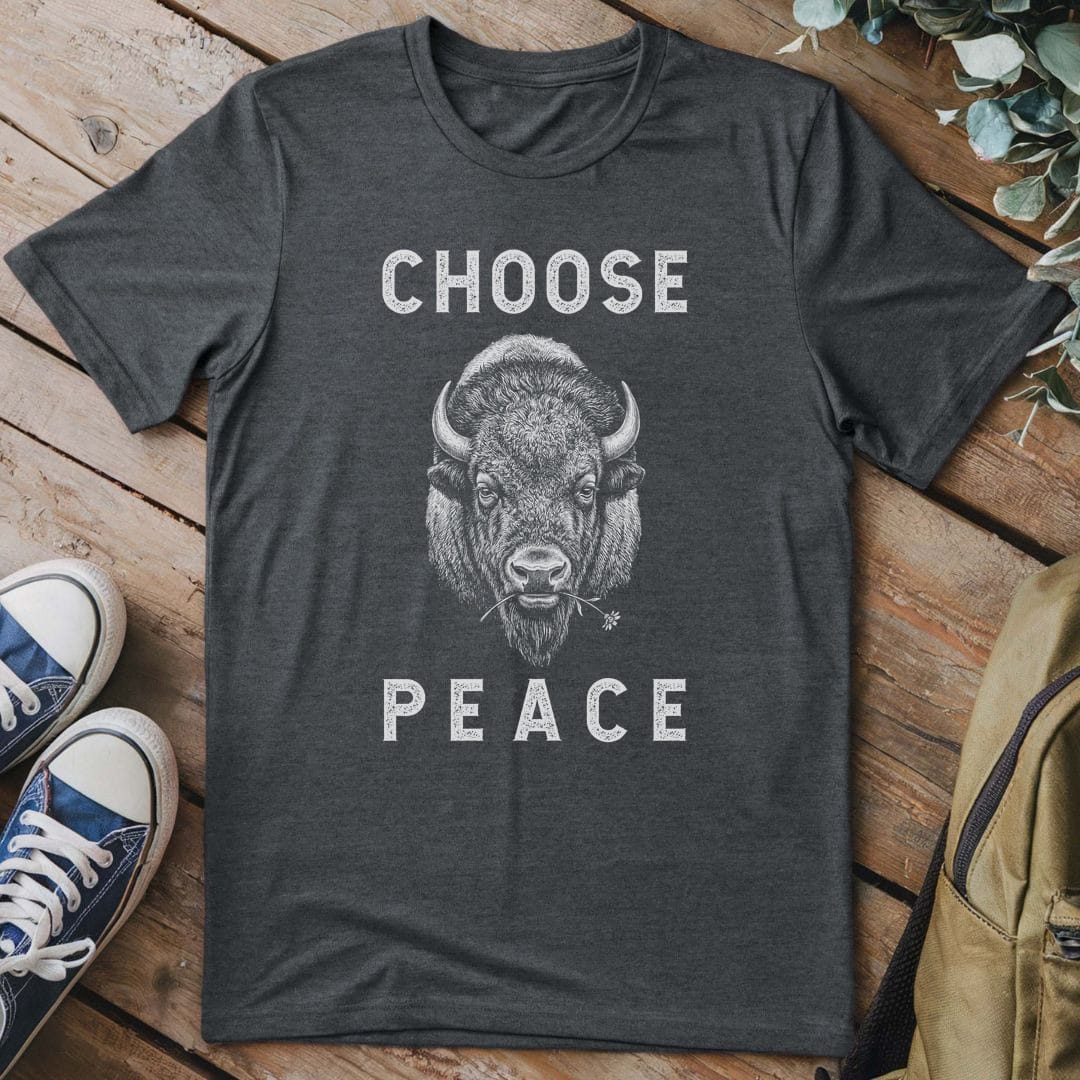 T-Shirt Dark Heather / S Choose Peace